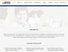 Tablet Screenshot of btes.co.in